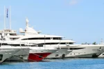 Superyachts moored at a marina in Monaco, almost always owned through corporate special purpose vehicles rather than an individual's own name